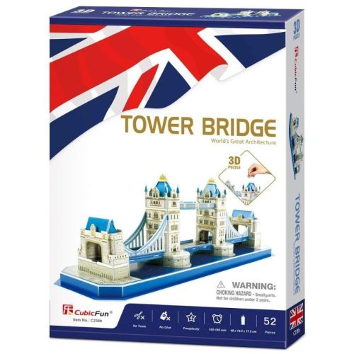 CubicFun 3D puzzle - Tower Bridge (52 db)