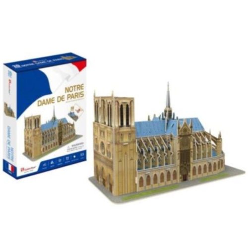 CubicFun C242H 3D kicsi puzzle - Notre-Dame (53 db-os)