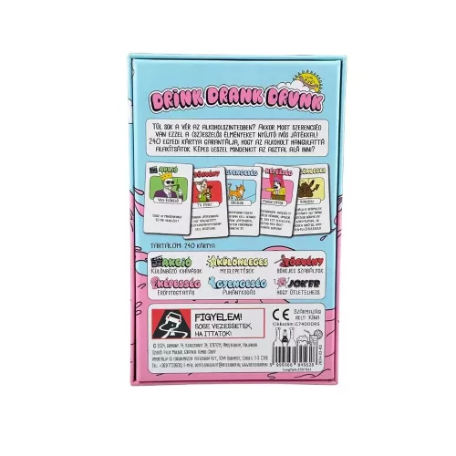 Drink Drank Drunk ivós kártyajáték