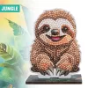 Gyémántszemes kirakó - Lajhár vadvíz figura