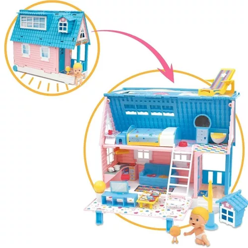 Amicicci guruló babaház Cicciobello babával