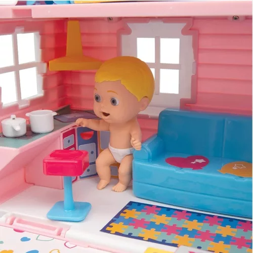 Amicicci guruló babaház Cicciobello babával