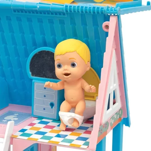 Amicicci guruló babaház Cicciobello babával