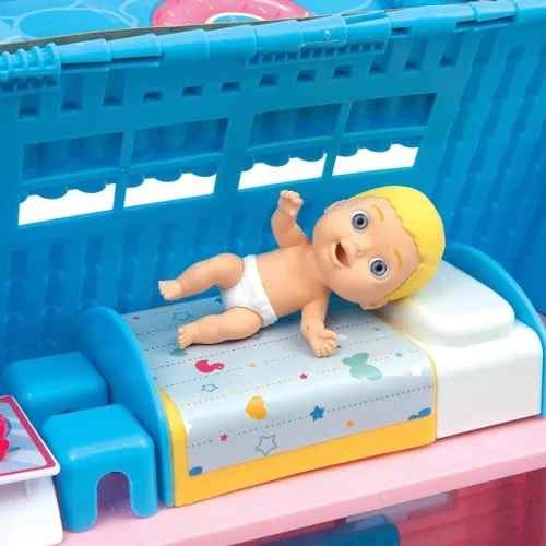 Amicicci guruló babaház Cicciobello babával