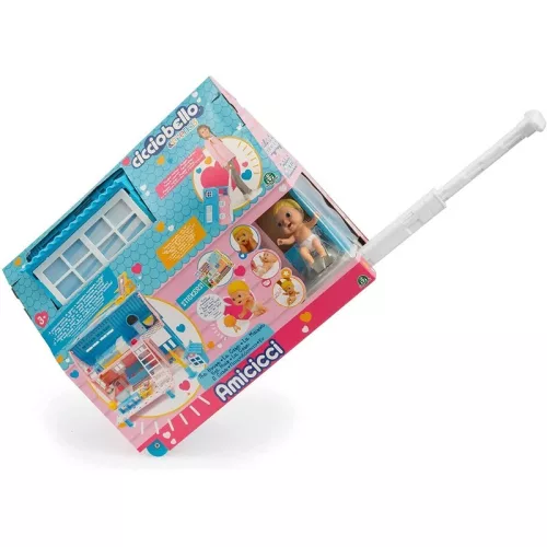 Amicicci guruló babaház Cicciobello babával