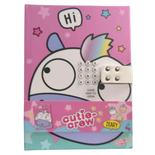 Canenco Cutie Crew titkos napló kódzárral