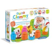 Clemmy Baby Mókás farm állatkák készlet (9+1 db-os)