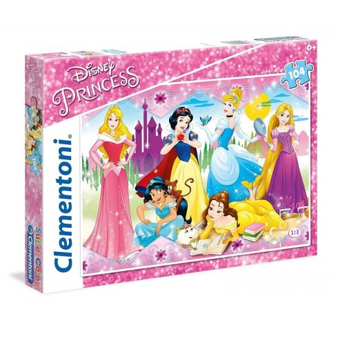 Clementoni 27086 SuperColor puzzle - Disney Hercegnők (104 db-os)