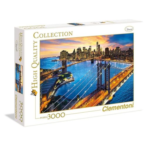 Clementoni 33546 High Quality Collection puzzle - New York (3000 db-os)