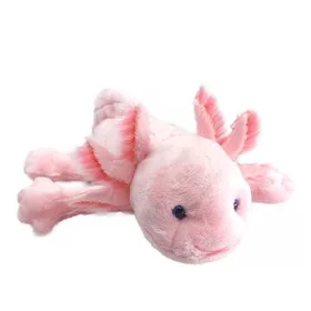 Rózsaszín axolotl plüss figura (26 cm)