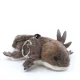Barna axolotl plüss kulcstartó (10 cm)