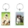 3D Kutyák akril kulcstartó