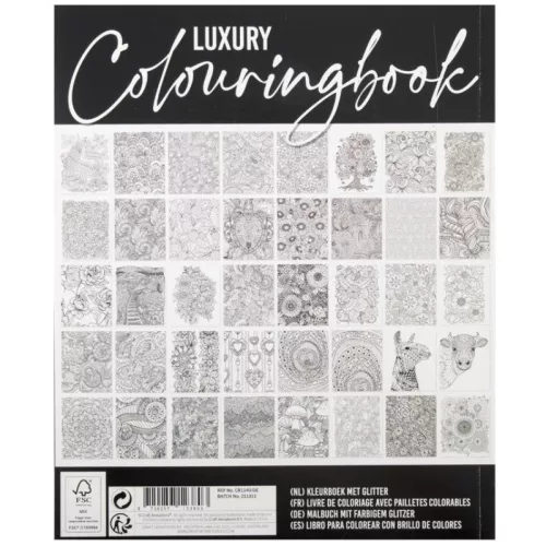 CraftArt Prémium színezőkönyv 40 képpel – Halacskás