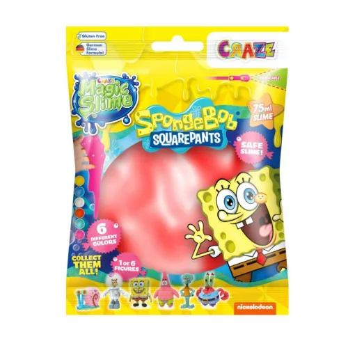 Craze Magic Slime Bag Surprise SpongeBob meglepetés slime (1 db)