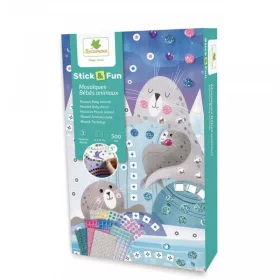 Sycomore Stick'N Fun mozaikkép-készítő – Mama és bébi állatok