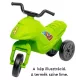 Super Bike 4 Mini lábbal hajtós kismotor lime színben