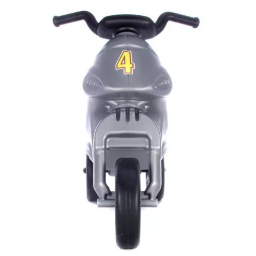 Super Bike 4 Mini lábbal hajtós kismotor szürke színben