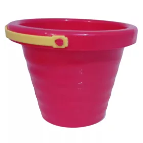 Kis hullamos homokozó vödör piros színben