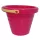 Kis hullamos homokozó vödör piros színben