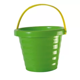 Kis hullamos homokozó vödör zöld színben