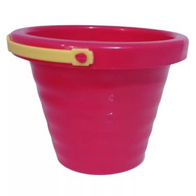 Nagy hullámos homokozó vödör ciklámen színben (2 literes)