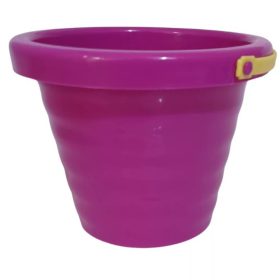 Nagy hullámos homokozó vödör lila színben (2 literes)