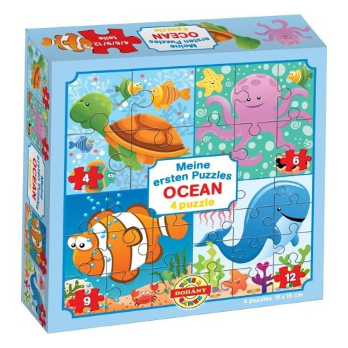 Óceán állatai 4 az 1-ben puzzle