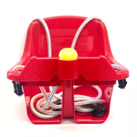 Támlás hinta dudával (piros)