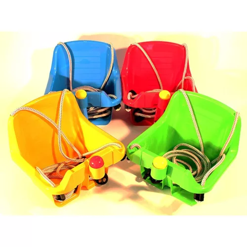 Támlás hinta dudával rózsaszínben