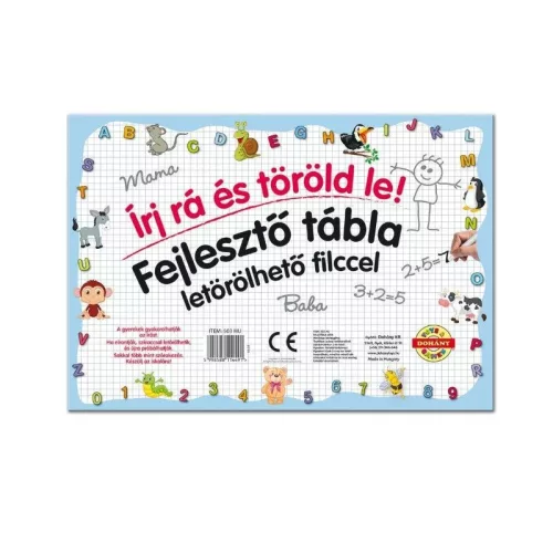 Írj rá és töröld le – Fejlesztő tábla – Kisbetűk