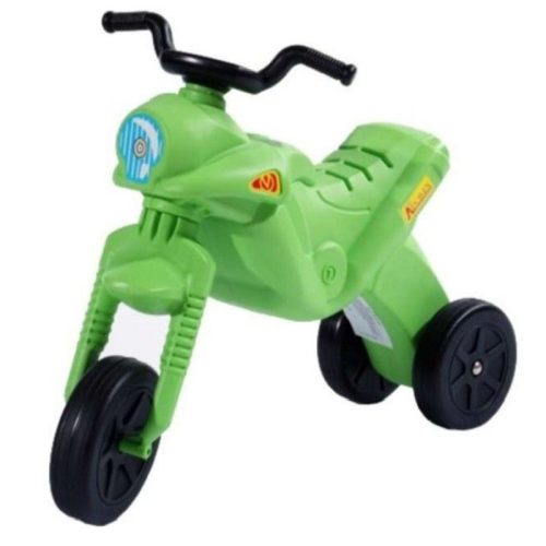 Lábbal hajtós enduro MAXI játékmotor zöld színben