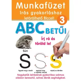 Tanuld meg az ABC betűit – Írj rá és töröld le munkafüzet 3.