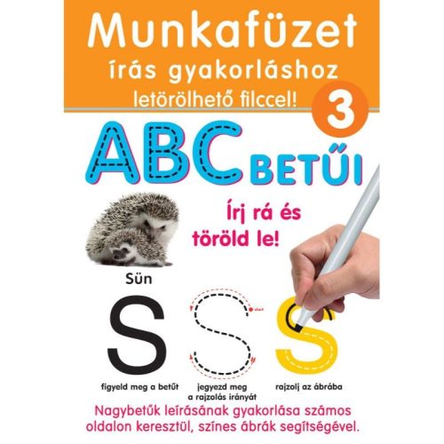 Tanuld meg az ABC betűit - Írj rá és töröld le munkafüzet 3.