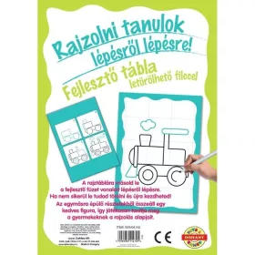 Rajzolni tanulok fejlesztő tábla – Fiús