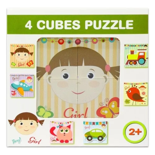 Mesekocka 4 db-os – Fiú és lány