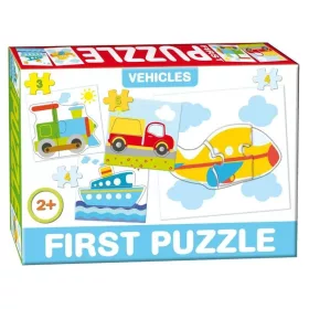Járművek 4 az 1-ben baby puzzle