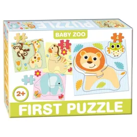 Állatkert bébi állatai 4 az 1-ben baby puzzle