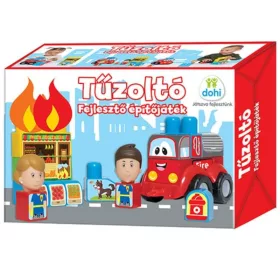 Készségfejlesztő építőjáték – Tűzoltó készlet