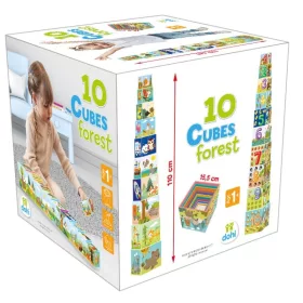 10 Cubes torony – Farm kockarakosgatós építőjáték