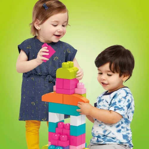 Mega Bloks nagy lányos építőjáték (60 db)