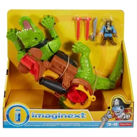 Imaginext Kalózos játékszett – Sétáló krokodil és Hook kapitány