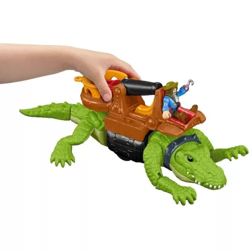 Imaginext Kalózos játékszett – Sétáló krokodil és Hook kapitány