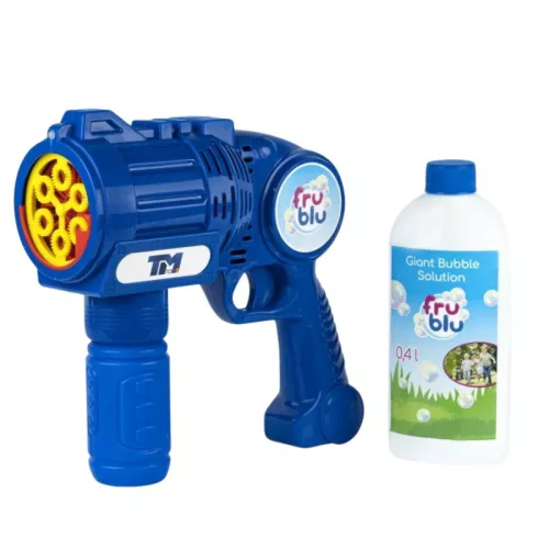 FruBlu Bubilövő játékpisztoly tartállyal és 0,4l folyékkal
