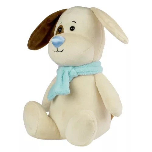 Plüss figura kutya fényes orral (25 cm)