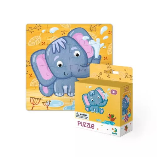 Dodo Toys Elefánt puzzle (16 db)