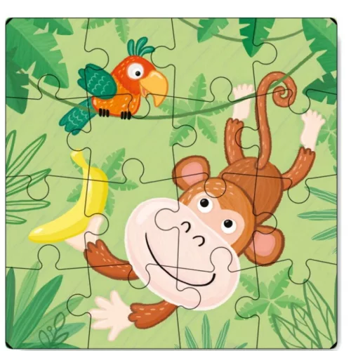 Dodo Toys Majom puzzle (16 db)