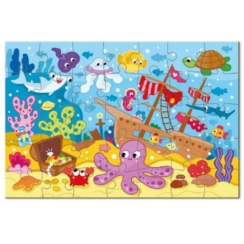 Dodo mini puzzle Tengeri élet – 35 db