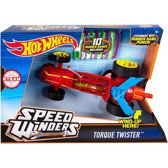 Hot Wheels Speed Winders megajárgányok - Torque Twister (piros)