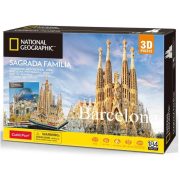   CubicFun DS0984 Nat. Geo 3D puzzle - Barcelona, Sagrada Família fotóalbummal (184 db)