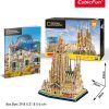 CubicFun DS0986 Nat. Geo 3D puzzle - Párizs, Notre-Dame fotóalbummal (128 db)